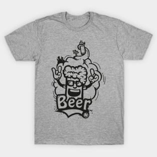 beer graffiti T-Shirt